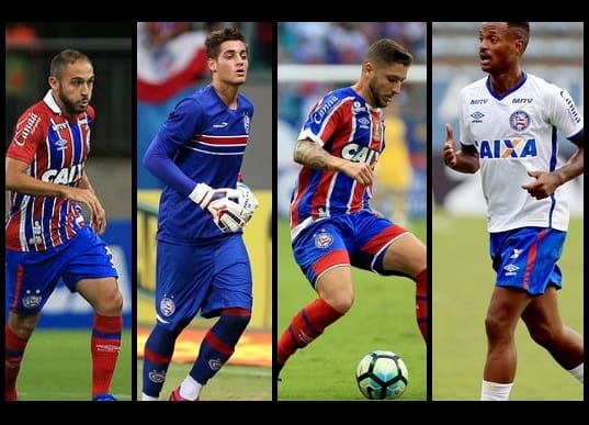 Jogadores do Bahia interessam a clubes da Série A
