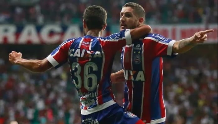 Bahia vence o Santos de virada e se aproxima da cobiçada Libertadores