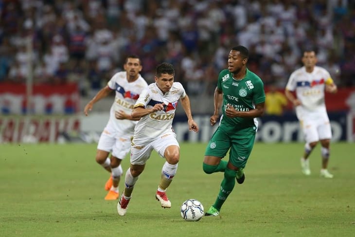 Veja os gols: Com golaço de Gustavo nos acréscimos, Fortaleza vence o Guarani