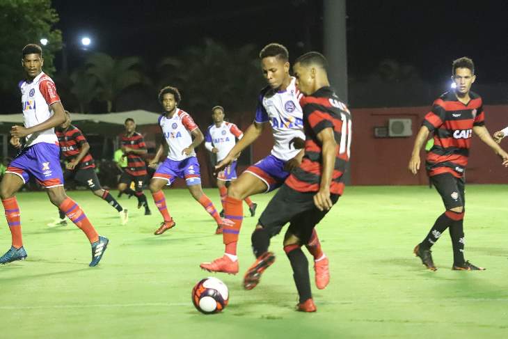 Vitória e Bahia empatam no 1º BA-VI valendo o título do Baianão Sub-20