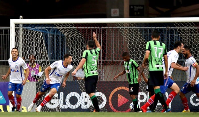 Bahia bate o América-MG, encerra sequência de empates e se desgruda do Z4