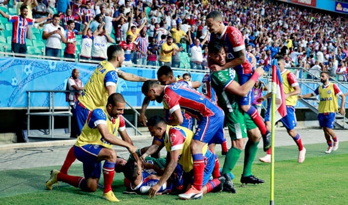 Assista aos bastidores do triunfo do Bahia sobre o Ceará na Fonte Nova