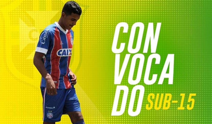 Bahia tem o quarto atleta da base convocado para a Seleção em 2018