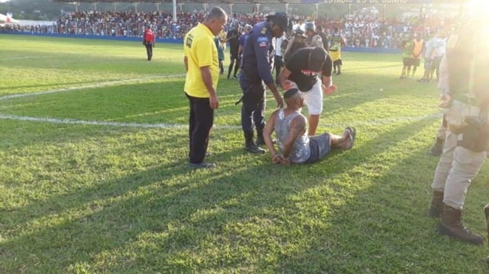 Partida do Intermunicipal termina em confusão generalizada. Veja o vídeo