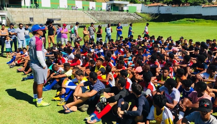 Avaliação do Bahia em Ubaíra-BA contou com 418 atletas de 20 municípios
