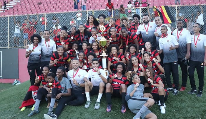 De forma invicta, Vitória conquista o Campeonato Baiano Feminino 2018