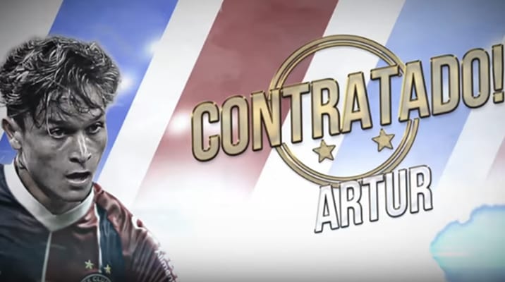 Bahia anuncia o quinto reforço para 2019, agora o meia-atacante Artur