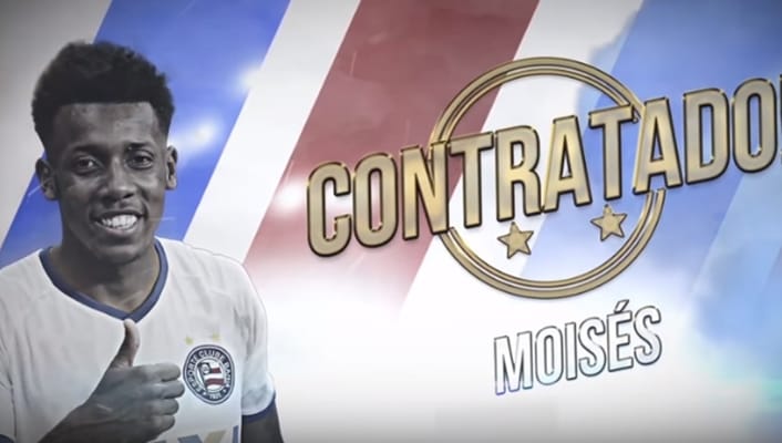Bahia anuncia o retorno do lateral-esquerdo Moisés em definitivo