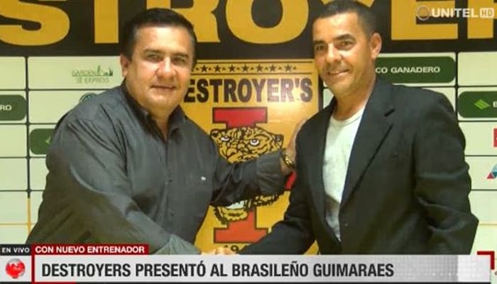 Técnico Evandro Guimarães é apresentado pelo Destroyers, da Bolívia