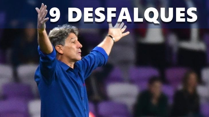 Grêmio terá diversos desfalques para enfrentar o Bahia no Estádio de Pituaçu