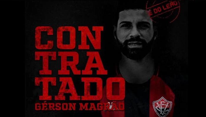 Vitória anuncia contratação do experiente e polivalente Gérson Magrão