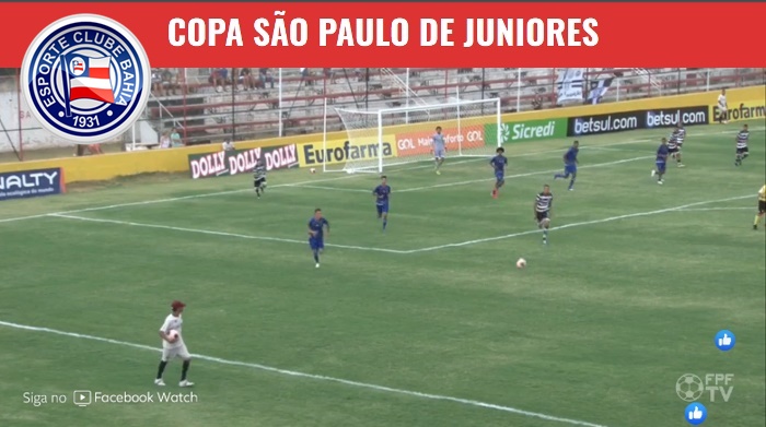 Bahia vence e encaminha classificação na Copa São Paulo 2020