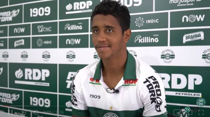 Ex-Bahia, Gabriel é apresentado no Coritiba e chega ‘cheio de vontade’