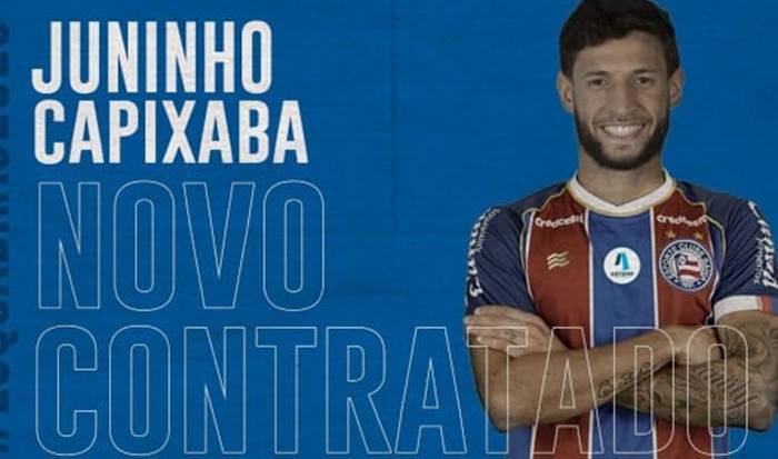 Bahia anuncia lateral Juninho Capixaba, sexta contratação para 2020