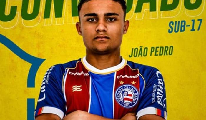 Atacante do Bahia é convocado para Seleção Brasileira Sub-17