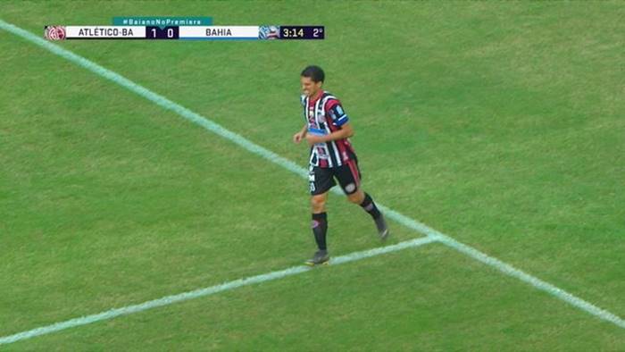 Atlético-BA 1 x 0 Bahia: Veja o gol de Magno Alves em Pituaçu