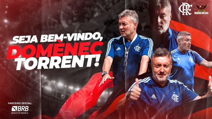 Sai um Português e entra um Espanhol no comando técnico do Flamengo