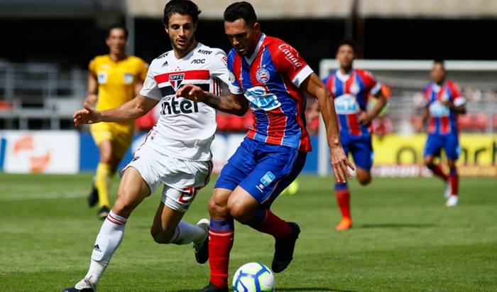 Equilíbrio marca histórico de confrontos entre Bahia e São Paulo