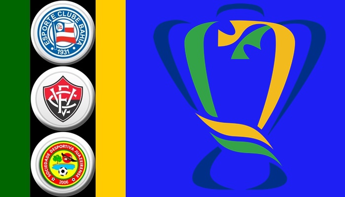 Definidos os adversários de Bahia, Vitória e Juazeirense na 3ª fase da Copa do Brasil