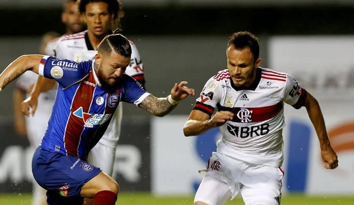 Nos últimos quatro confrontos, Bahia levou 17 gols do Flamengo