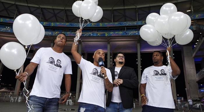 Arena Fonte Nova homenageia Marília Mendonça e Henrique Bahia