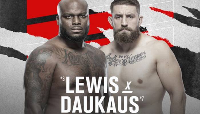 Onde assistir UFC Vegas 45 Ao Vivo: Derrick Lewis x Chris Daukaus