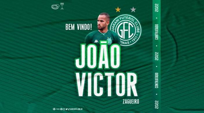 Emprestado pelo Vitória, zagueiro é anunciado pelo Guarani