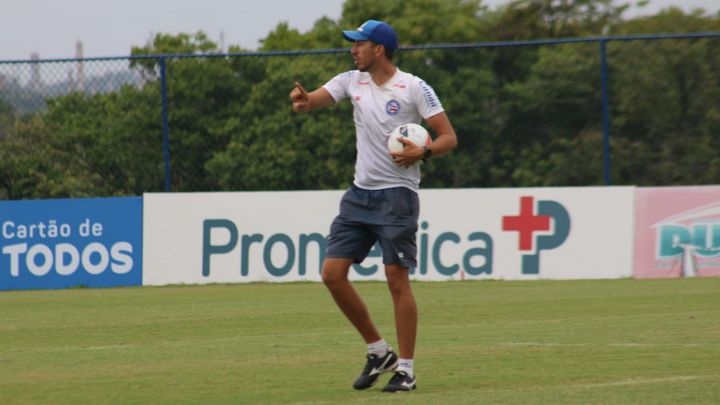 Transição do Bahia pronto para estreia no Baianão; Auxiliar comanda equipe
