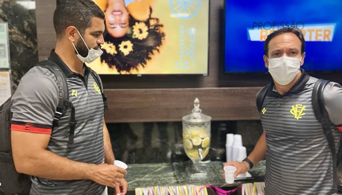 Vitória já está em Belém para enfrentar o Castanhal pela Copa do Brasil