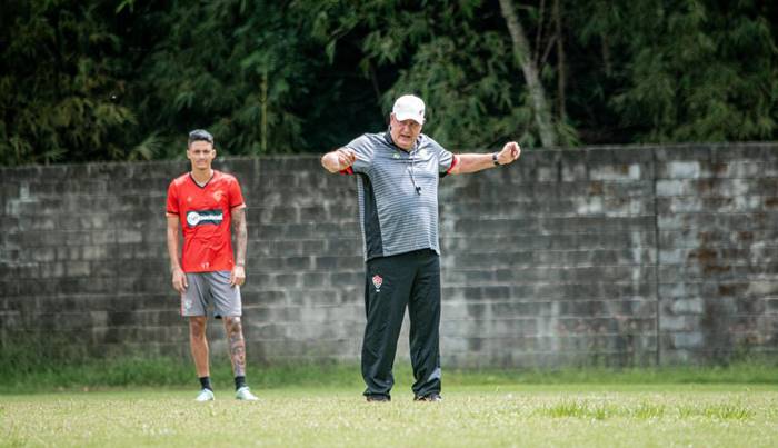 Vitória realiza penúltimo treino antes do duelo pela Copa do Brasil