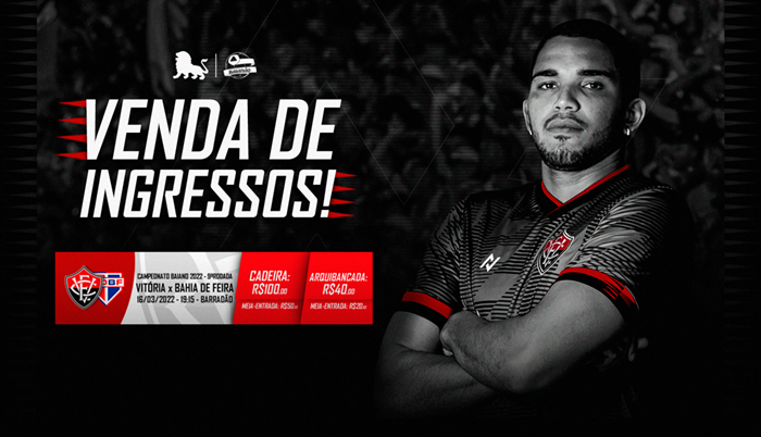 Vitória inicia venda de ingressos para jogo decisivo contra o Bahia de Feira