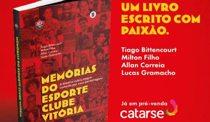 Livro “Memórias do Esporte Clube Vitória” aborda entrevistas com ídolos e histórias do clube