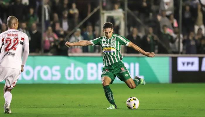 Óscar Ruiz faz golaço, mas Juventude cede empate ao São Paulo na Copa do Brasil