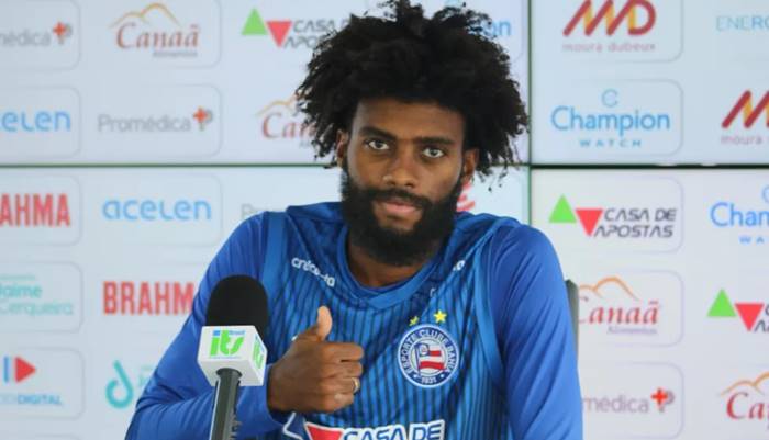 Lateral do Bahia projeta reencontro com ex-clube: ‘Se tiver dicas, deixo para Guto’