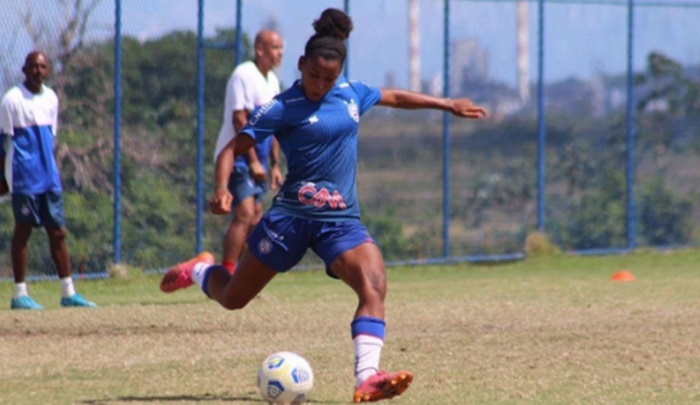 Recém-chegada, Suelen comemora oportunidade no Bahia: “garra e determinação”
