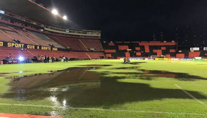 Sport cancela atividade final para jogo contra o Bahia em função das chuvas no Recife