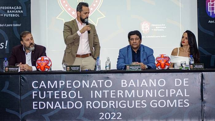 FBF lança o Campeonato Baiano de Futebol Intermunicipal Ednaldo Rodrigues Gomes 2022