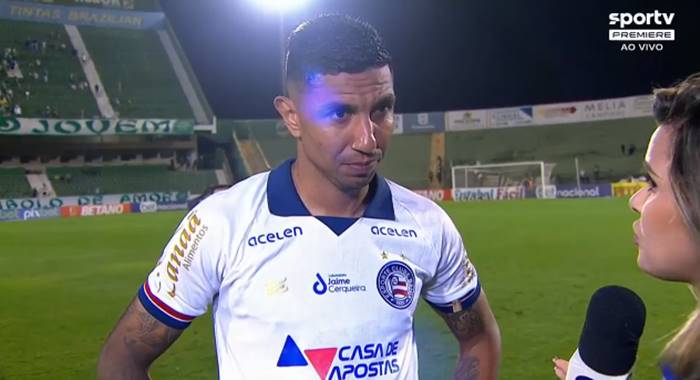 Didi celebra triunfo do Bahia sobre o Guarani: “Sofremos em alguns momentos”