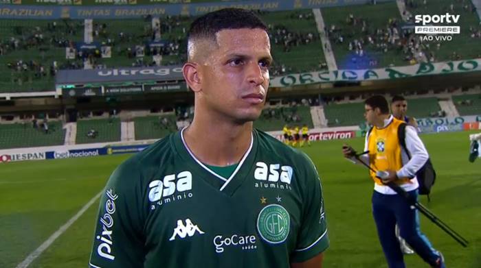 Atacante lamenta derrota do Guarani para o Bahia: “A gente estava controlando o jogo”