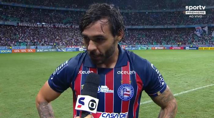 Ricardo Goulart celebra estreia pelo Bahia na Fonte: “Sensação de alegria”