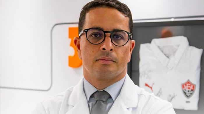 Coordenador médico do Vitória participa de congresso em Curitiba