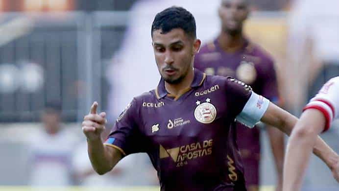 Daniel leva o 3º cartão amarelo e desfalca o Bahia contra o Guarani