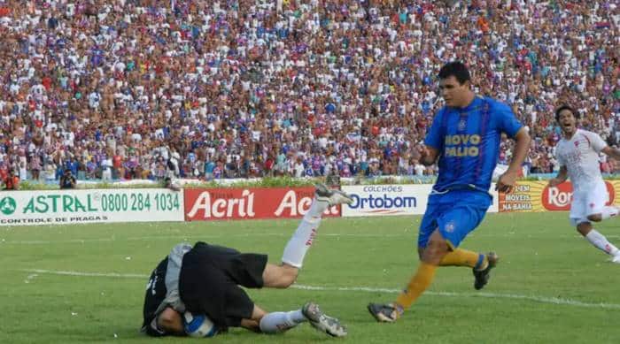 Em 2007, Bahia conquistou acesso contra o Vila Nova em jogo marcado por tragédia