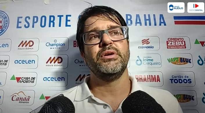 Bellintani pede desculpas à torcida e revela que pensou renunciar ao cargo no início do ano