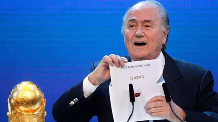 Blatter diz que escolha do Catar para sediar a Copa do Mundo ‘foi um erro’