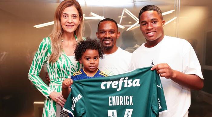 Palmeiras oficializa venda de Endrick para o Real Madrid por R$ 393 milhões