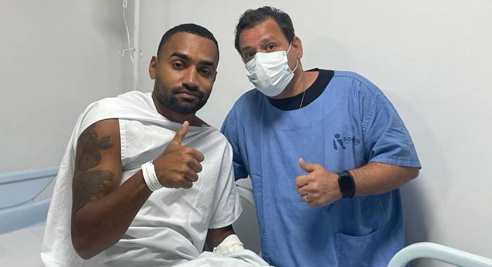 Dionísio passa por cirurgia e inicia inicia reabilitação nesta quarta