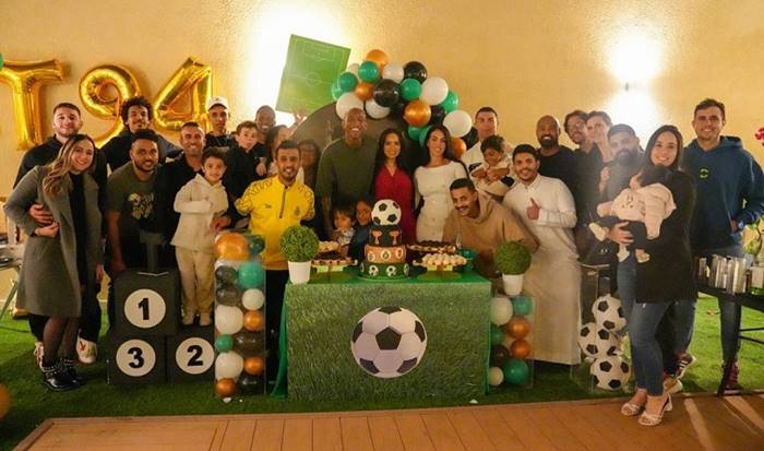 Cristiano Ronaldo marca presença no aniversário de Anderson Talisca