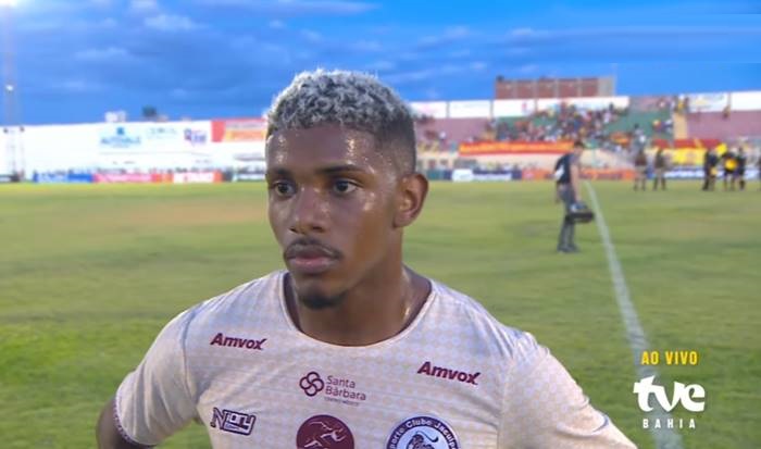Atacante do Jacuipense celebra gol e vitória, mas alerta: “Não tem nada ganho ainda”