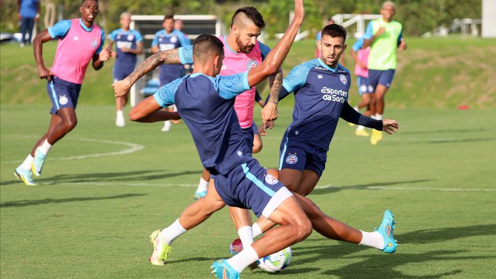 Sem Cauly, Bahia faz penúltimo treino antes da viagem para o Rio de Janeiro